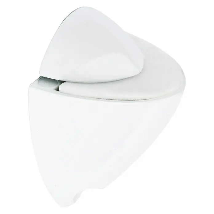Rei Soporte de pared para estantes 2047 - Carga soportada: 20 kg, Apto para: Estantes, Blanco, 1 ud.