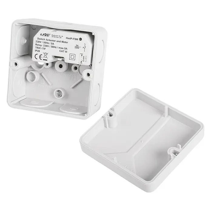 Homematic IP Funkschalter HmIP-FSM - 41 x 54 x 33 mm, Unterputz, 230 V/50 Hz, 5 A - Anwendungsbeispiel