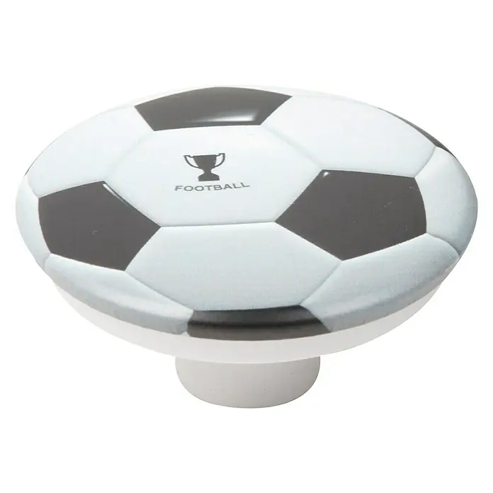 Nesu Pomo para muebles Football - Ø x Al: 50 x 24 mm, Plástico