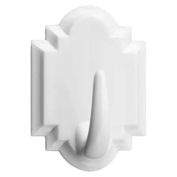 Inofix Colgador adhesivo 2061 - 2 ud., Blanco, Rectangular