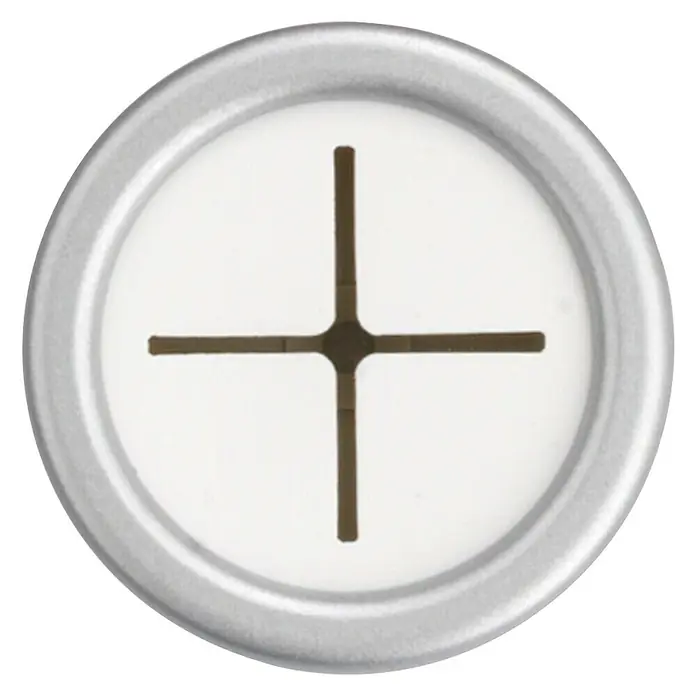 Inofix Colgador adhesivo 2089 - 1 ud., Plástico, Cromo, Redonda