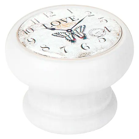 Nesu  Pomo para muebles Reloj Love