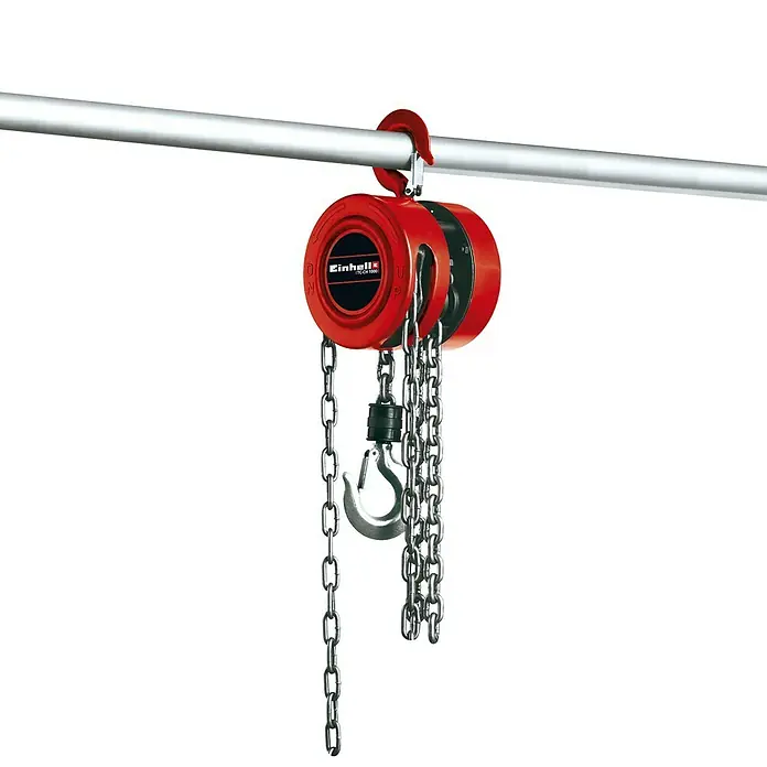 Einhell Flaschenzug TC-CH 1000 - Tragkraft: 1.000 kg, Sicherheitsbügel