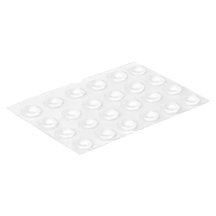 Inofix Adhesivo antideslizante 4050-2 - Diámetro: 8 mm, Transparente, Pegado, 25 piezas
