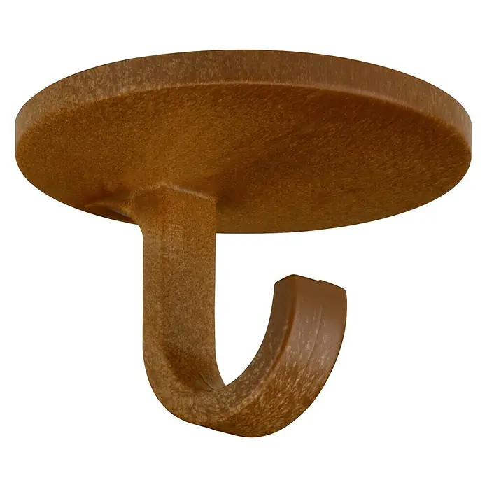 Inofix Colgador adhesivo 2179 - 4 ud., Madera, Marrón
