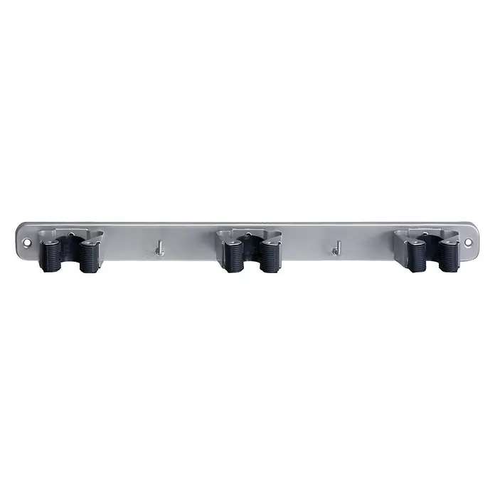 Inofix Gancho para colgar 3034 - L x An x Al: 37 x 3,2 x 4,6 cm, Número de ganchos: 3 ud., Cromo, Acero