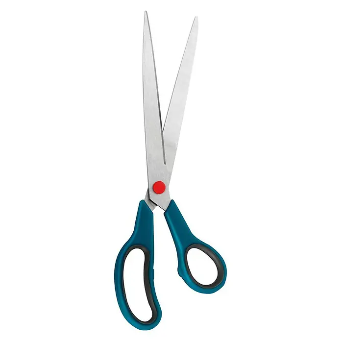 Tijeras inoxidables Soft - Largo: 28 cm, Azul