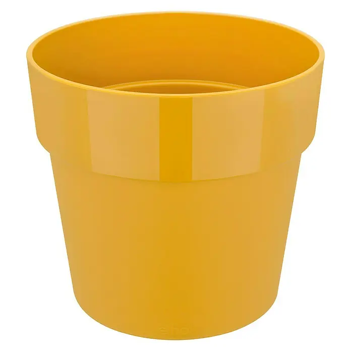 Elho Cubremaceta redondo B.for original - Ocre, 4,2 l