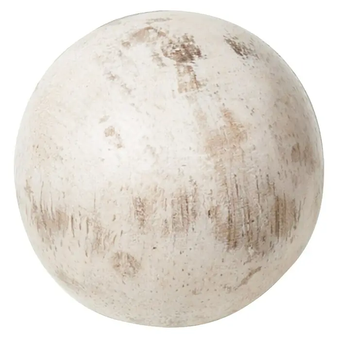 Nesu Pomo para muebles Decapado - Ø x Al: 35 x 35 mm, Madera