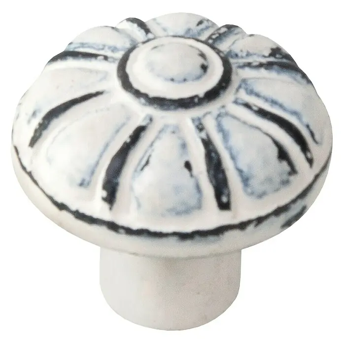 Nesu Pomo para muebles 563 - Ø x Al: 35 x 31 mm, Acero