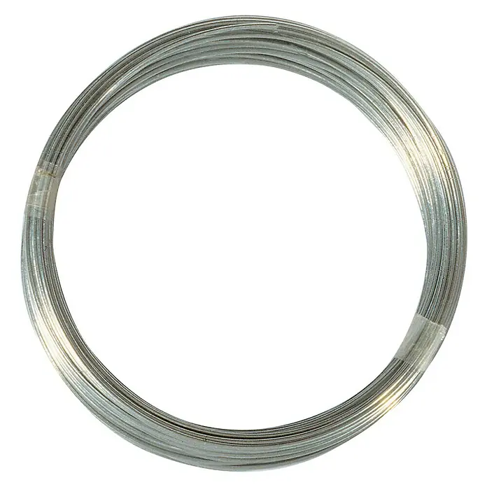 Cable metálico FLOR78510 - Ø x L: 1 mm x 10 m, Zincado