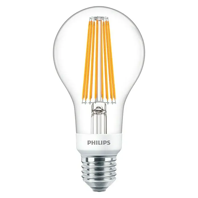 Philips Bombilla LED Vintage - 12 W, E27, Color de luz: Blanco cálido, Intensidad regulable, Redonda