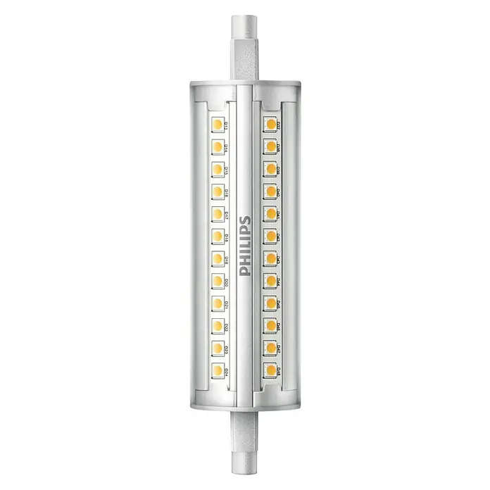 Philips Bombilla LED lineal - 6,5 W, R7s, Color de luz: Blanco cálido, Tubular