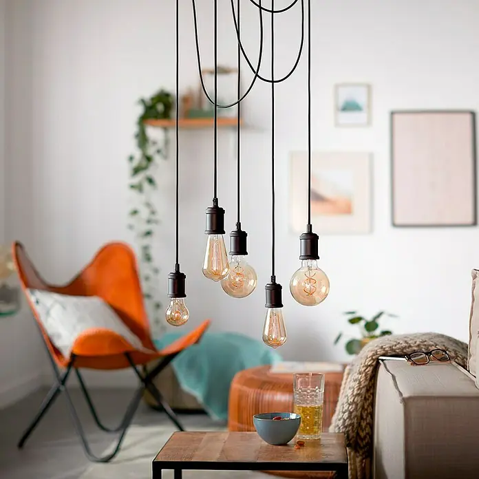 Philips Bombilla LED Vintage Gold - 5 W, E27, Color de luz: Blanco cálido, Redonda