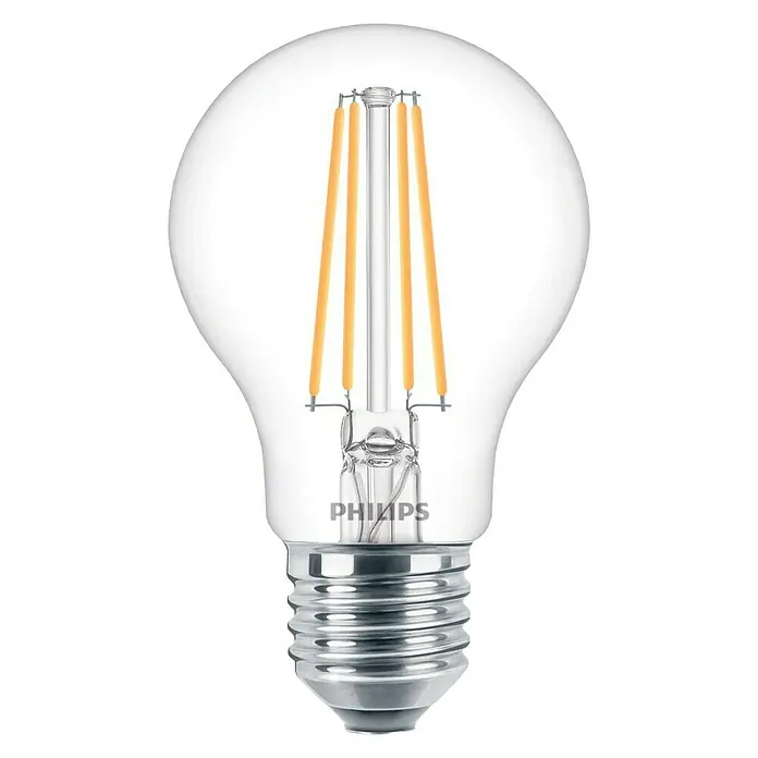 Philips Bombilla LED Vintage - 8 W, E27, Color de luz: Blanco cálido, Redonda