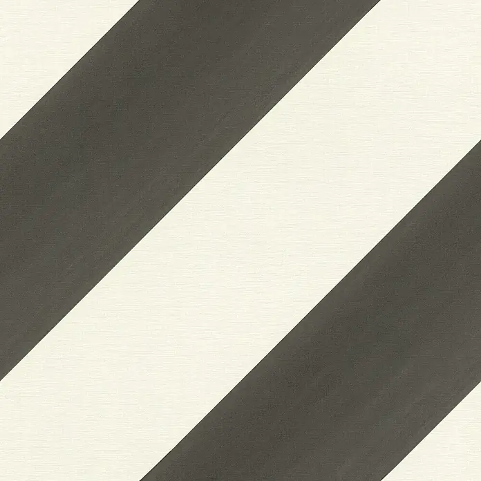 Rasch Bambino Vliestapete Diagonalstreifen - Creme/Grau, Streifen, 10,05 x 0,53 m - Vorderansicht