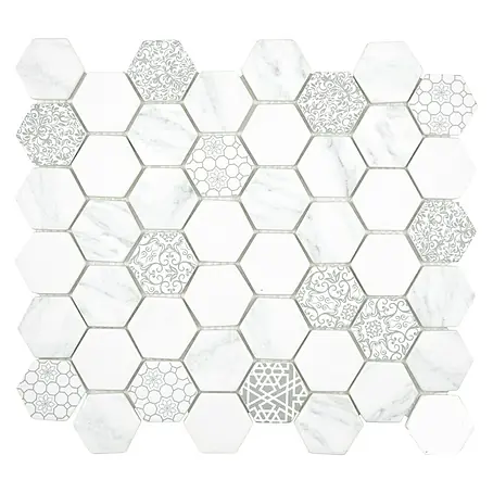 Mosaikfliese Hexagon Mix EMILY HX65