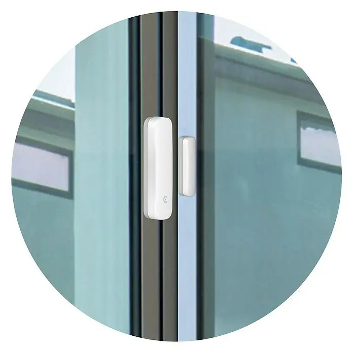 Clarer Fenster- & Türsensor S03 - Passend für: Clarer Alarmanlage C3, Reichweite ca.: 100 m, Funk - Anwendungsbeispiel
