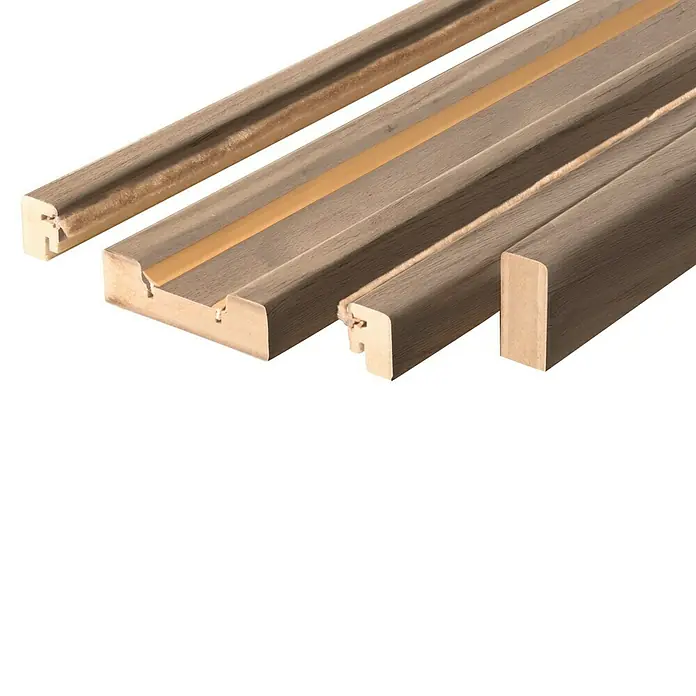 Solid Elements Set para puertas correderas Toronto - 95 mm x 2,2 m, Roble claro, MDF