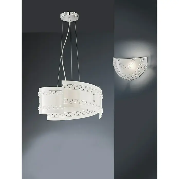 Trio Lighting Aplique de pared Christobal - 40 W, L x An x Al: 30 x 9 x 15 cm, Transparente, E27