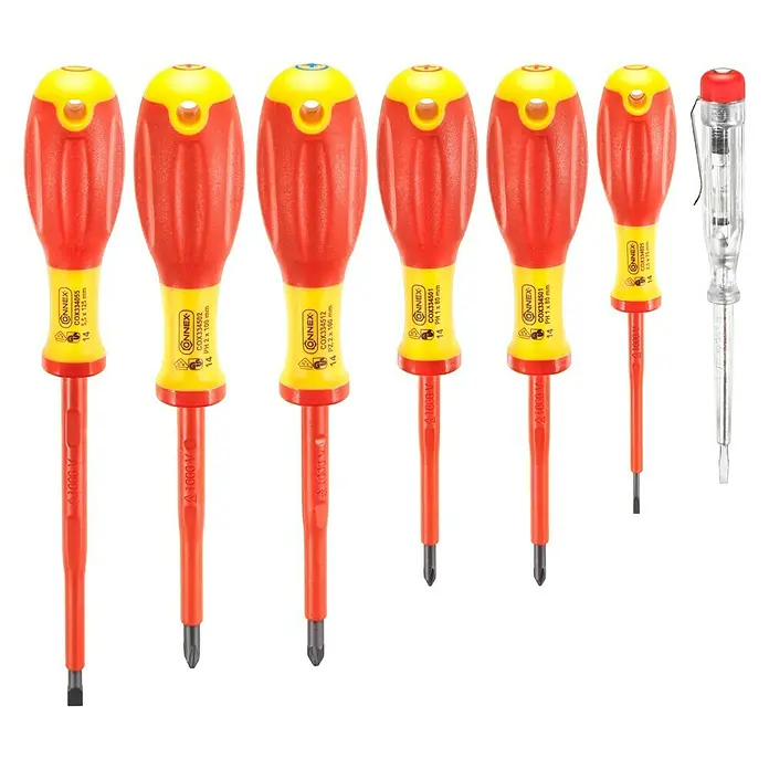Set de destornilladores para electricista COX334207 - 7 pzs.