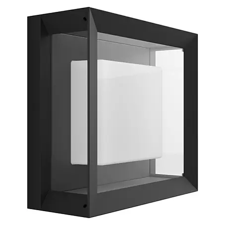 Philips Hue LED-Außenwandleuchte White & Color Ambiance Econic Quadratisch