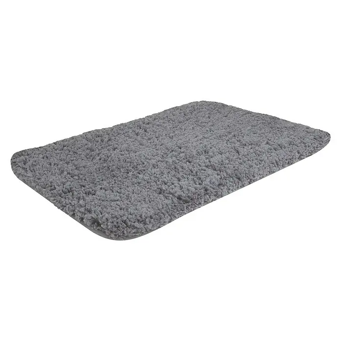 MSV Alfombra para baño Douceur - 50 x 70 cm, Gris