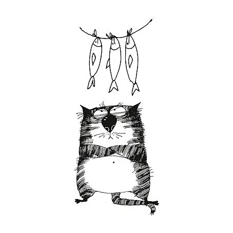Adhesivos decorativos Gatos
