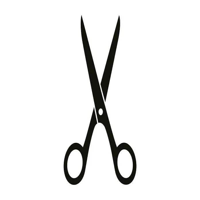 Adhesivos decorativos Cut it out - Negro, 15 x 34 cm, 2 piezas