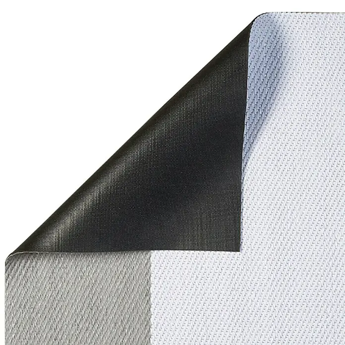 Alfombra Living Stripes - Gris, 90 x 60 cm, 70% PVC y 30% PES