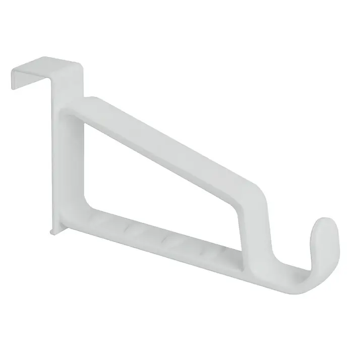 Metaltex Türgarderobe - L x B: 16,5 x 8 cm, Anzahl Haken: 1 Stk., Weiß - Detailaufnahme