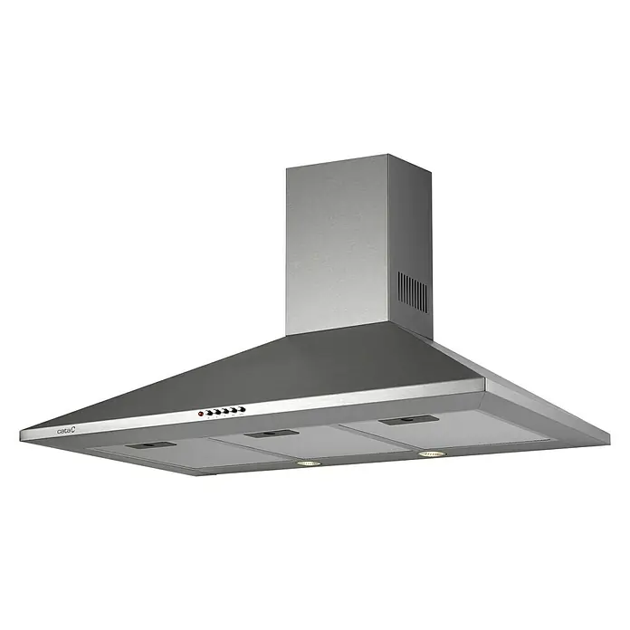 Cata Campana de pared Omega 700 - Ancho: 70 cm, Potencia de aire máx.: 645 m³/h, Acero inoxidable