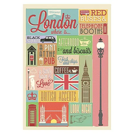 Adhesivos decorativos Londres Chapas