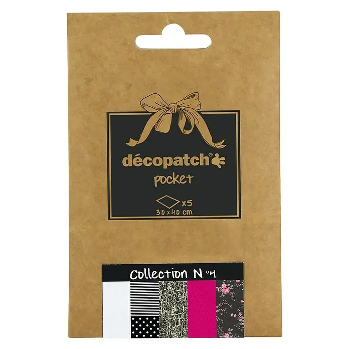Décopatch Papel decorativo Pocket N4 - 40 x 30 cm, Papel