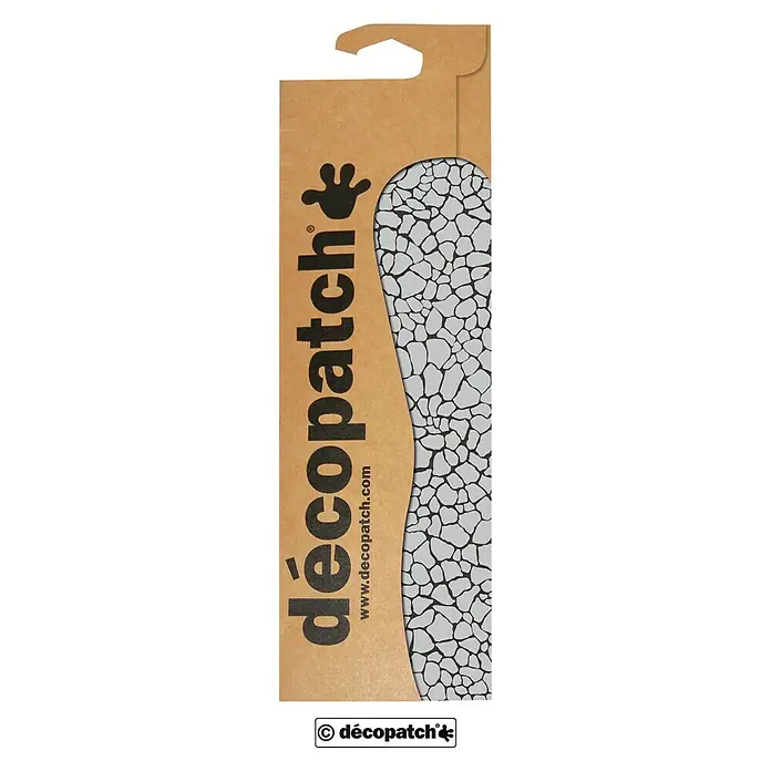 Décopatch Papel decorativo Black tiles - Gris, 3 ud., 40 x 30 cm