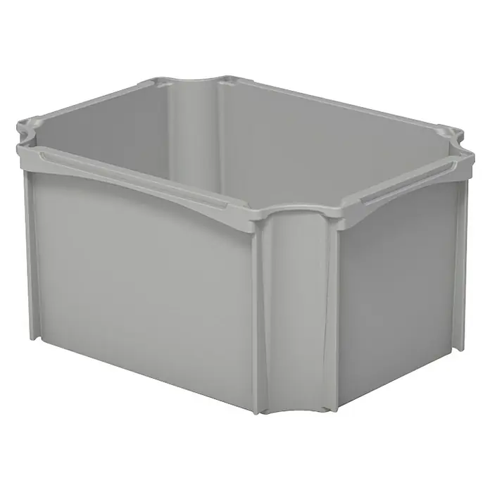 Surplus Systems Boxen-Einsatz 1/8 - Passend für: Surplus Systems Euronormboxen, L x B x H: 17,9 x 13,9 x 8,8 cm, Grau - Rechte Seitenansicht