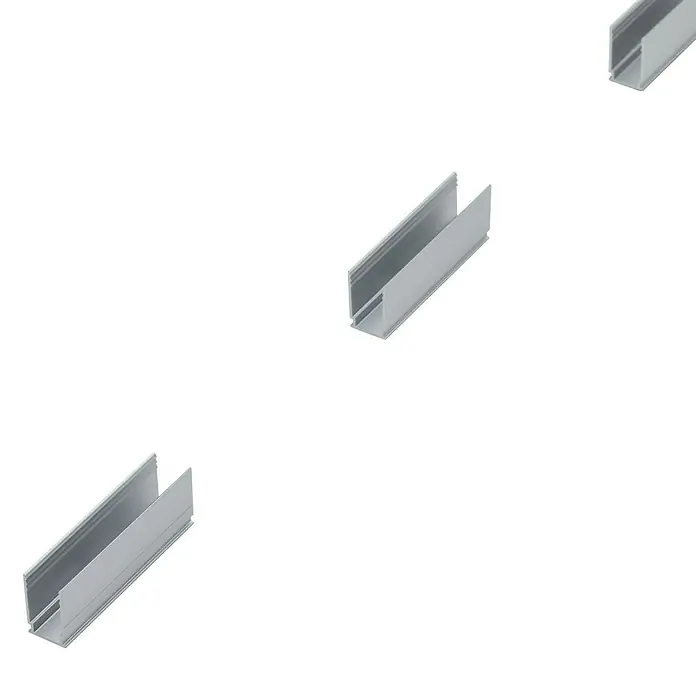 Paulmann Plug & Shine Profil Montage-Clip - Aluminij, Namijenjeno za: LED traku Paulmann Plug & Shine - Pogled sprijeda