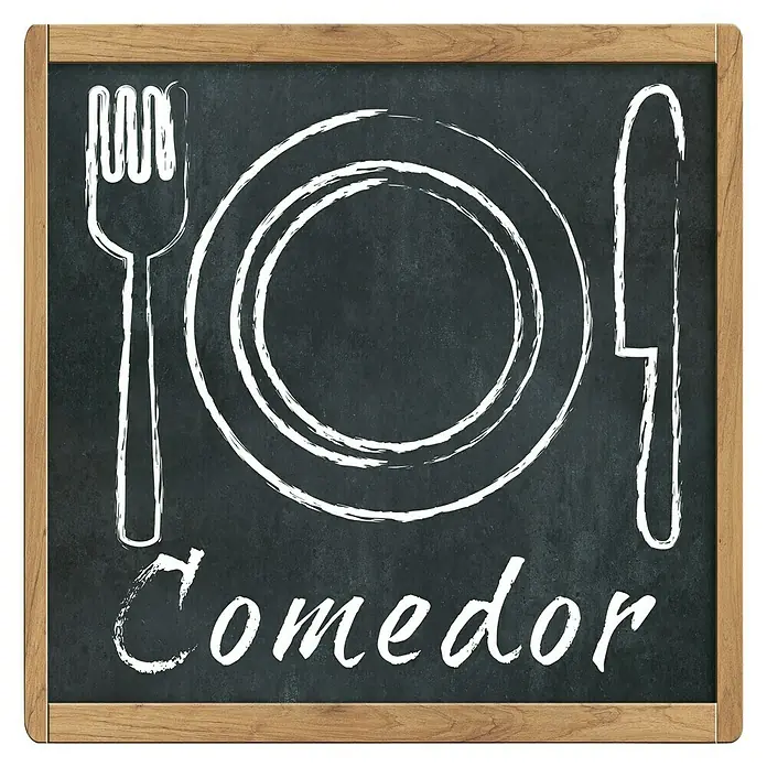 Adhesivos decorativos Coffee Comedor classic - Lámina adhesiva decorativa, 31 x 31 cm, Pizarra/Blanco/Marrón