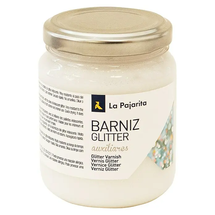 La Pajarita Barniz Glitter - 175 ml, Brillante