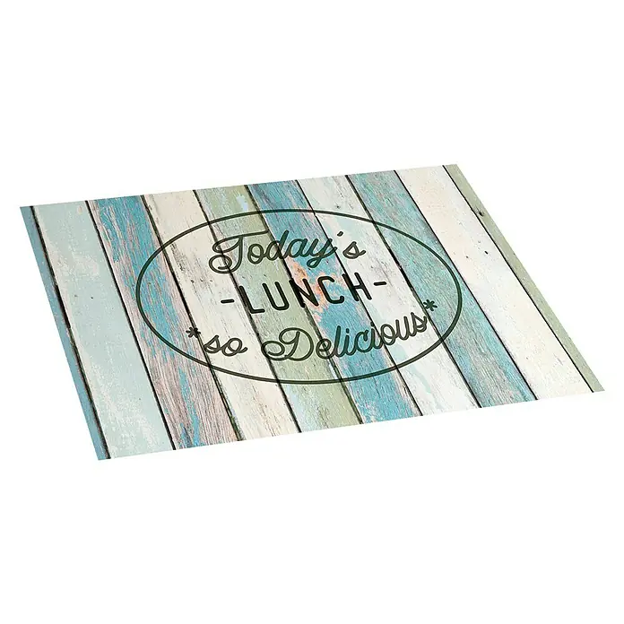 Alfombra de vinilo Croma Lunch - Multicolor, 75 x 45 cm