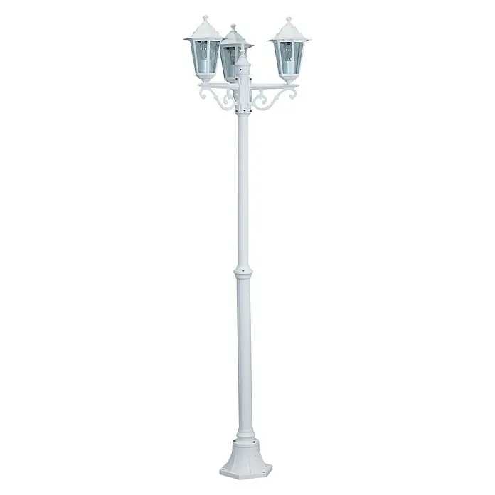 Farola Orlando - 3 × 60 W, Altura: 217 cm, Blanco