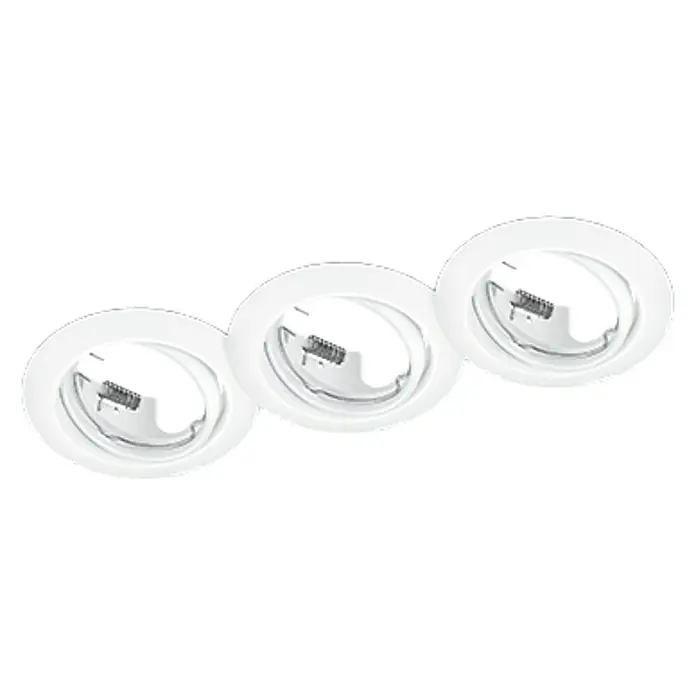 Trio Lighting Set de focos empotrables Jura - Blanco, Diámetro: 8,3 cm