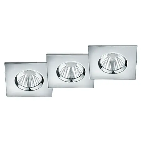 Trio Lighting  Set de focos LED empotrables Zagros cuadrado