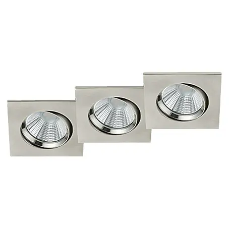 Trio Lighting  Set de focos LED empotrables Pamir cuadrado