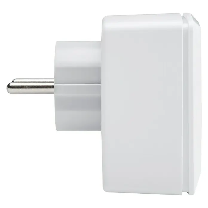 Homematic IP Funksteckdose Phasenabschnittdimmer - Weiß, 230 V/50 Hz - Rechte Seitenansicht