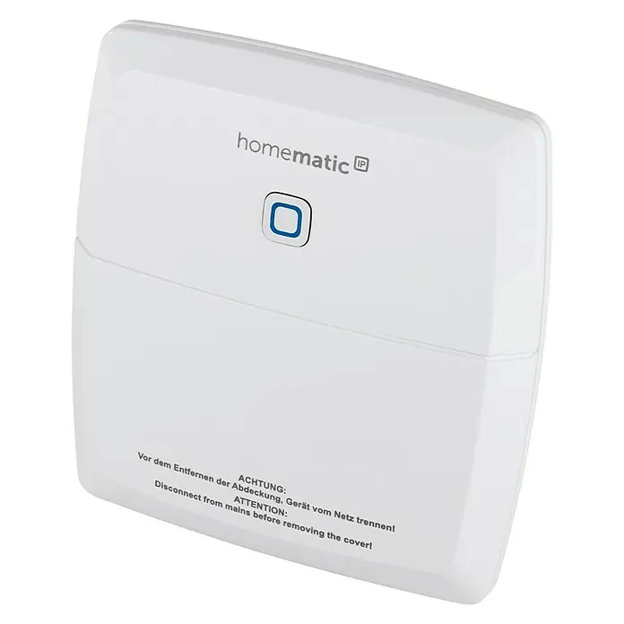 Homematic IP Funkschalter Aktor 2-fach - 2-fach, Weiß, 30 x 120 x 130 mm, 230 V/50 Hz - Linke Seitenansicht