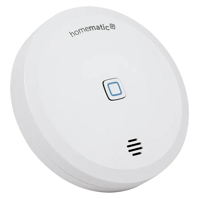Homematic IP Wassersensor HmIP-SWD - Weiß, Ø x H: 8 x 3 cm, Batteriebetrieben - Rechte Seitenansicht