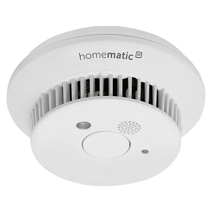 Homematic IP Funkrauchwarnmelder HmIP-SWSD - Batteriebetrieben, Ø x H: 11 x 4,5 cm - Ansicht von unten