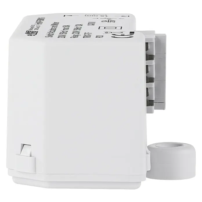 Homematic IP Funkschalter Mess-Aktor - 230 V/50 Hz, 16 A, 41 x 54 x 33 mm - Rechte Seitenansicht
