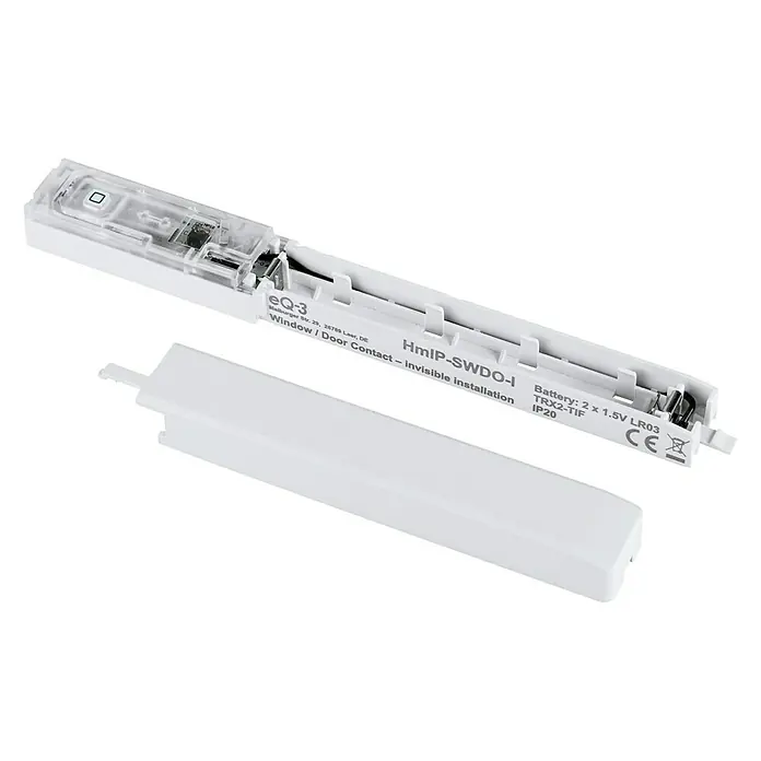 Homematic IP Fenster- & Türsensor HmIP-SWDO-I - Weiß, 19 x 166,5 x 12,5 mm, Batteriebetrieben - Detailaufnahme